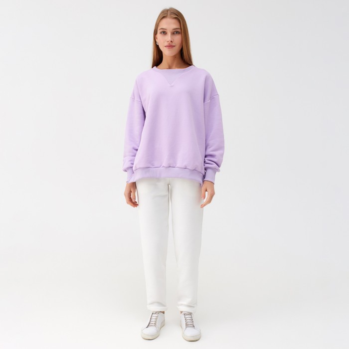 

Костюм (свитшот, брюки) MINAKU: Casual Collection цвет сиреневый, размер 42