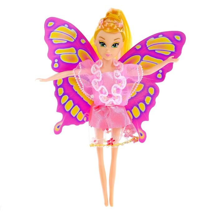 Кукла "Сказочная фея" с волшебной палочкой, МИКС