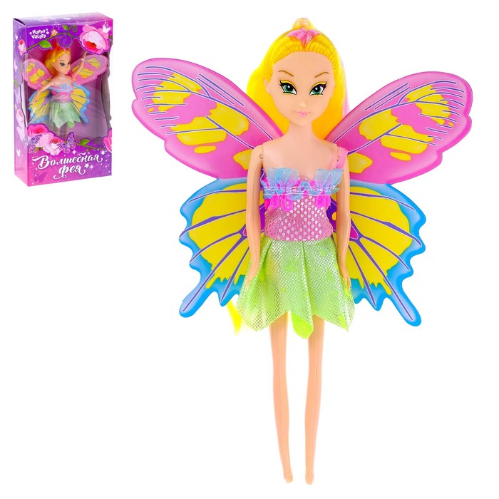 Кукла "Сказочная фея" с волшебной палочкой, МИКС