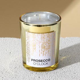 Свеча в метализированном стакане Prosecco o'clock, 5 х 5 х 6 см Ош