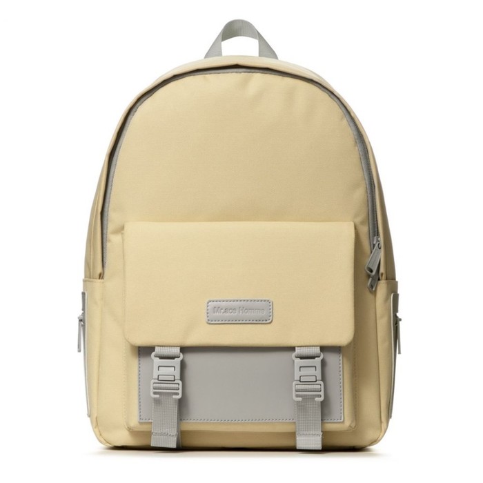 MR19C1664 Рюкзак школьный MAH, отдел на молнии, цвет бежевый (14