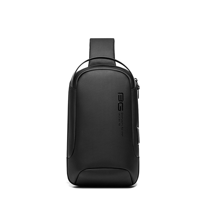 

BG7221 Рюкзак-слинг Bange, отдел на молнии, с USB, цвет черный (9.7"), 18х11х31см