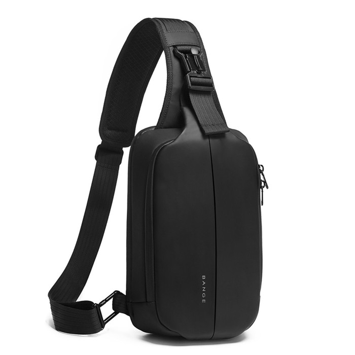 фото Bg7210 рюкзак-слинг bange, отдел на молнии, цвет черный (9.7"), 20х8х30см