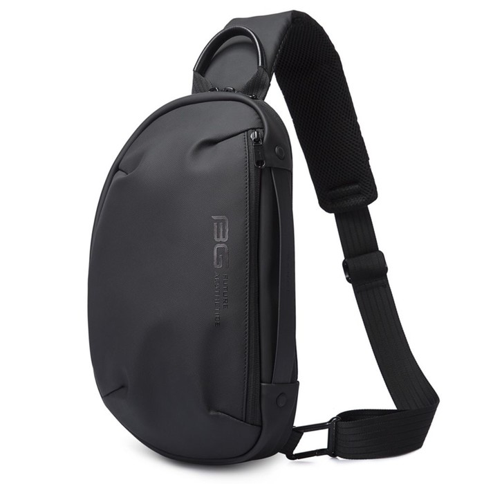 фото Bg7306 рюкзак-слинг bange, отдел на молнии, цвет черный, 19х6х34см
