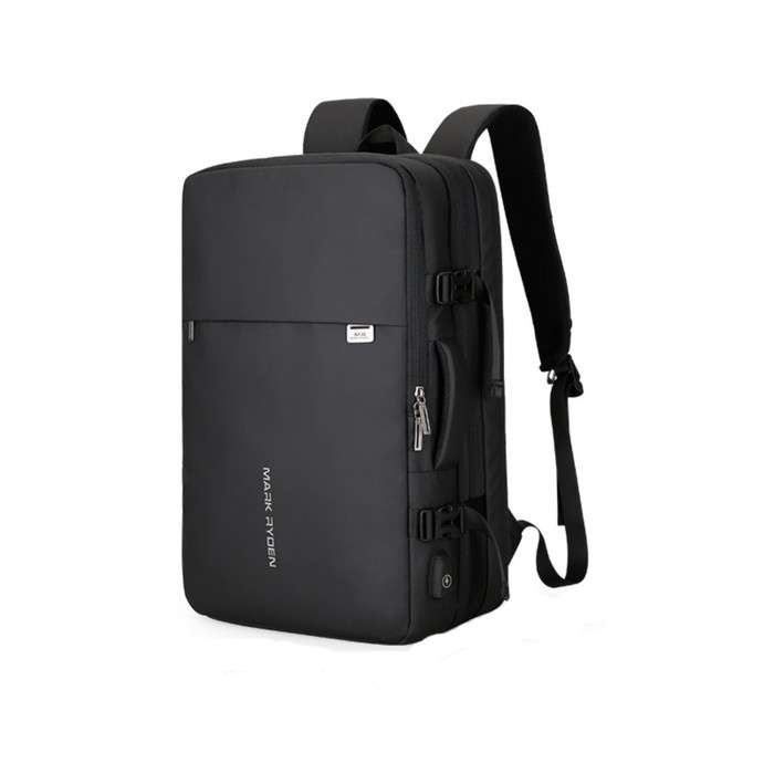 фото Mr-8057 рюкзак mark ryden, 2 отдела на молнии, с usb, цвет черный (17"), 31х25х50см