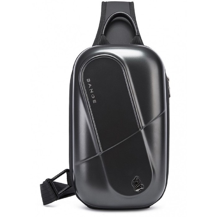 фото Bg7353 рюкзак-слинг bange, отдел на молнии, цвет черный (9.7"), 17х7х28см