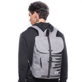 

BS12-261 Рюкзак Bodachel, отдел на клапане, цвет серый/черный (14"), 26х14х38см