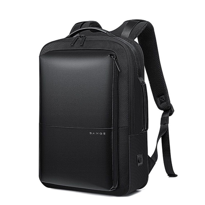 фото Bg-s-53 рюкзак bange, 2 отдела на молнии, цвет черный (15.6"), 45х16х30см
