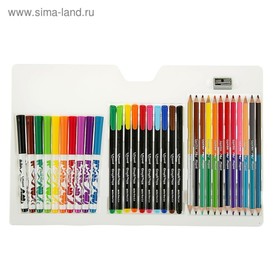 

УЦЕНКА Набор для рисования Maped Color Peps 33 предмета: фломастеры, ручка капилярная, карандаши цветные двусторонние, точилка