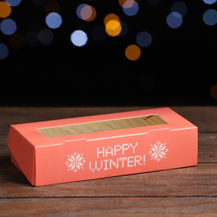 

Коробка складная "Happy Winter", 17 х 7 х 4 см