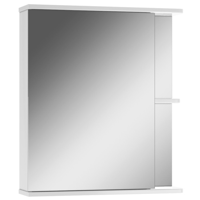 Зеркало шкаф для ванной комнаты Айсберг Норма 1-60, левый мебель для ванной комнаты sanstar riana 60 301 1 1 5 1 к