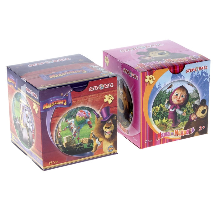 Пазл-шар "Любимые герои", 60 элементов, МИКС