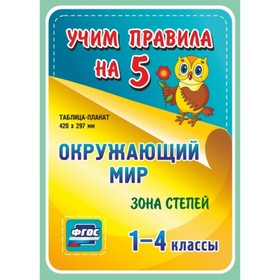 

Окружающий мир. Зона степей. 1-4 класс