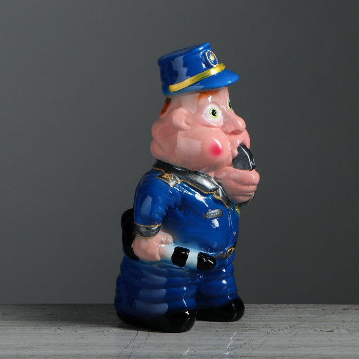 Копилка "Полицейский" глянец, микс