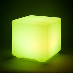 

Напольный Светильник Cube 400 LED RGB, цвет белый, IP65