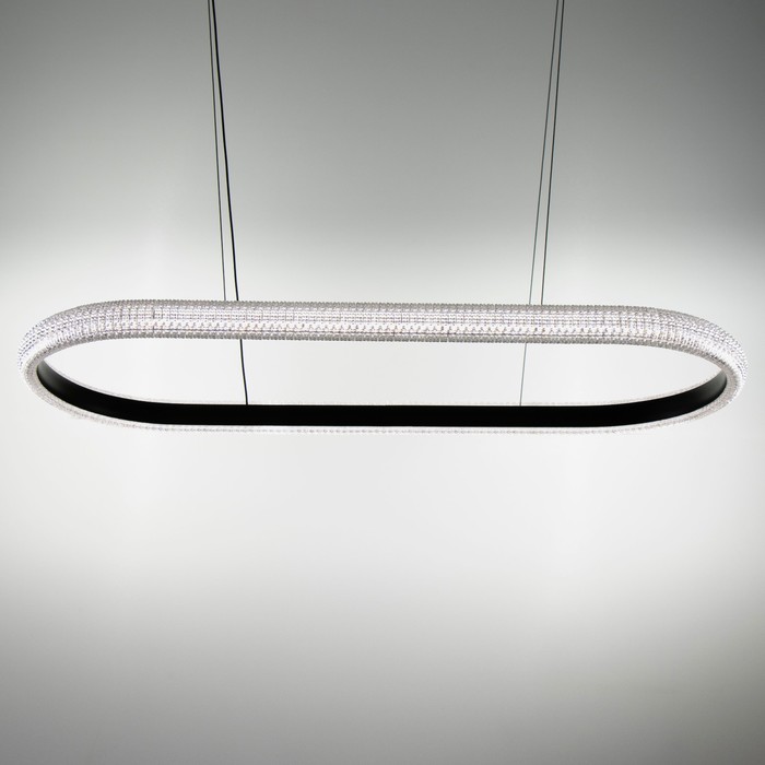 

Люстра с ПДУ 1549/1BK LED 68Вт 3000-6000К диммер черный 80х30 см