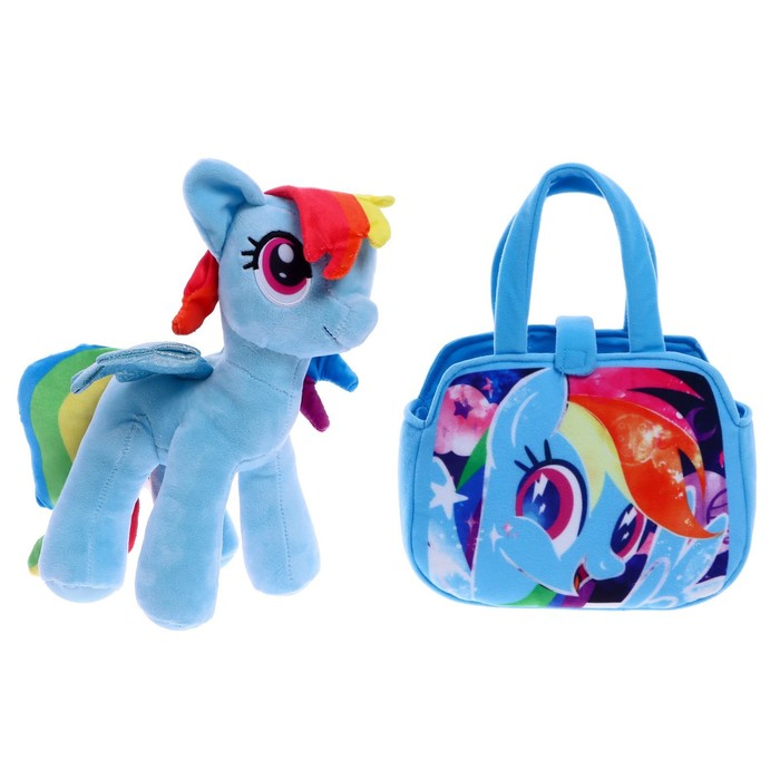 

Мягкая игрушка «Пони Радуга» в сумочке, My Little Pony, 25 см