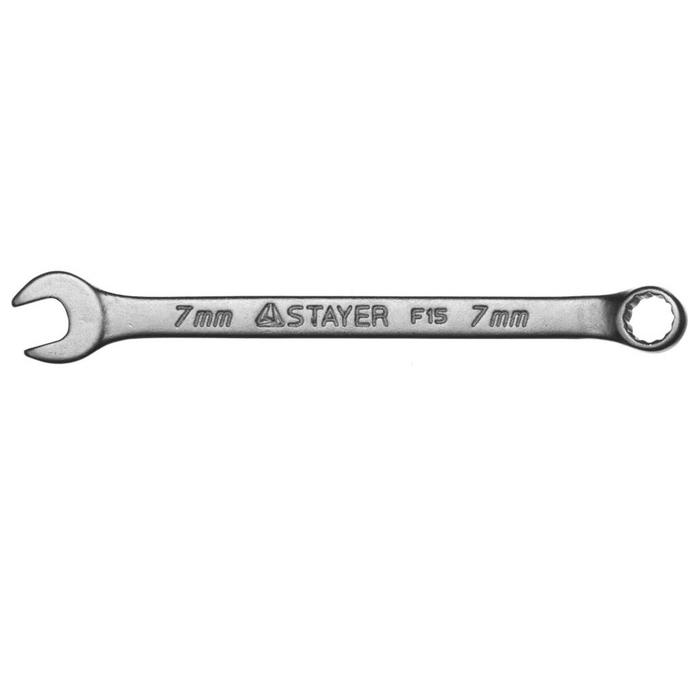 Ключ комбинированный гаечный STAYER 27085-07, 7 мм