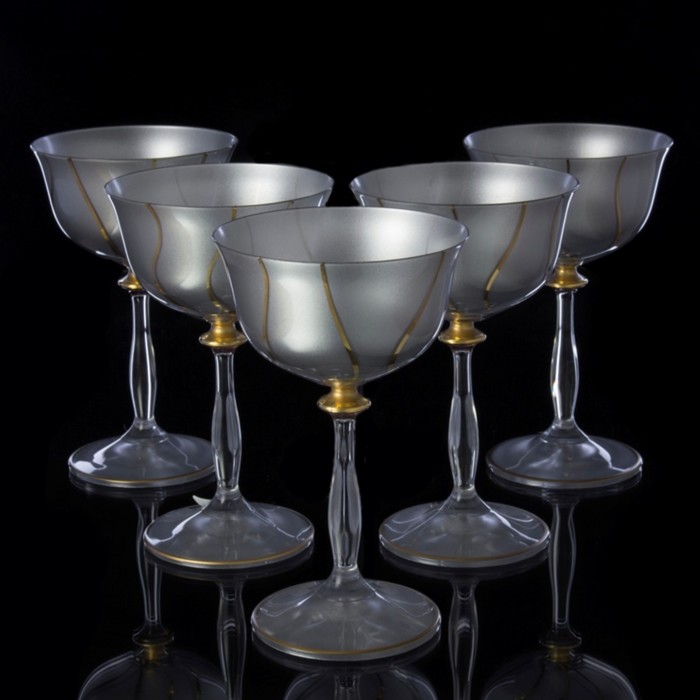 Креманки "Silver satin", 6 шт., 280 мл