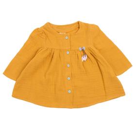 

Платье для девочки, цвет горчичный, рост 74 см