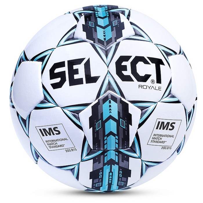 фото Мяч футбольный select royale, 814117-102 бел/син, размер 4