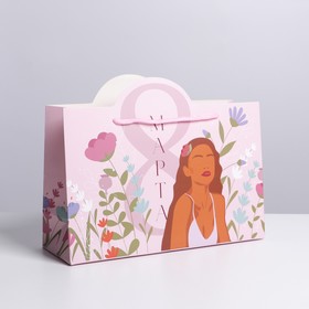 Пакет подарочный «Женственность»,  30 × 23 × 10 см Ош