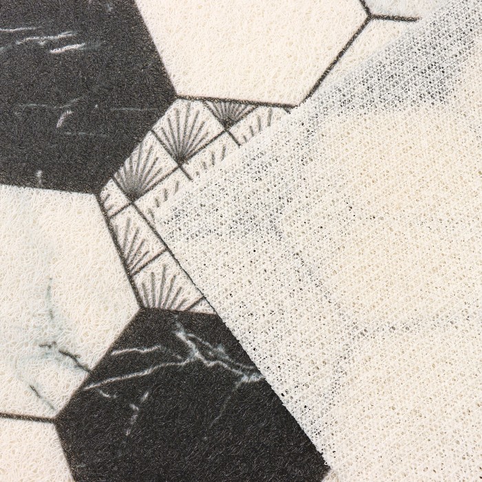 Коврик придверный Доляна «Мрамор», 60×90 см