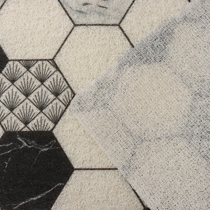 Коврик придверный Доляна «Мрамор», 50×80 см