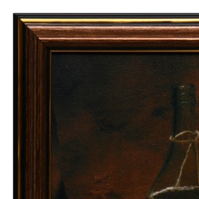 

Картина "Натюрморт с вином" 20х25(23,5х28,5) см