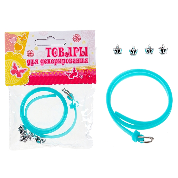 Набор бусин+ремешок "Стиль" 12 гр. размер 1 шт 30, цвета МИКС