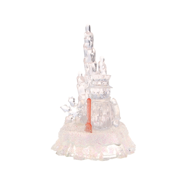 Игрушка световая "Снеговик и айсберг", 9х13 см, батарейки в комплекте