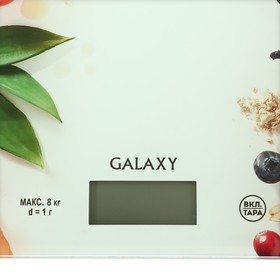 Весы кухонные Galaxy GL 2809, электронные, до 8 кг, рисунок "Специи" от Сима-ленд