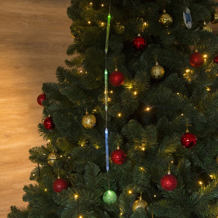 Игрушка светящаяся подвесная "Шар 5 см" на 2 трубках, батарейки в комплекте