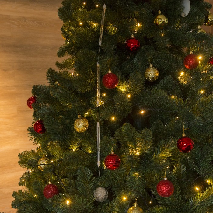 Игрушка светящаяся подвесная "Шар 5 см" на 2 трубках, батарейки в комплекте