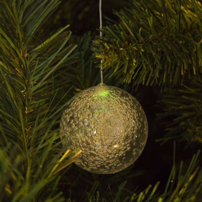 Игрушка светящаяся подвесная "Шар 5 см" на 2 трубках, батарейки в комплекте