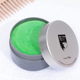 Окрашивающий цветной воск для волос и бороды, зеленый, 120 мл