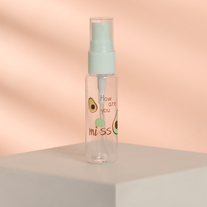 

Бутылочка для хранения, с распылителем, 30 мл, рисунок МИКС