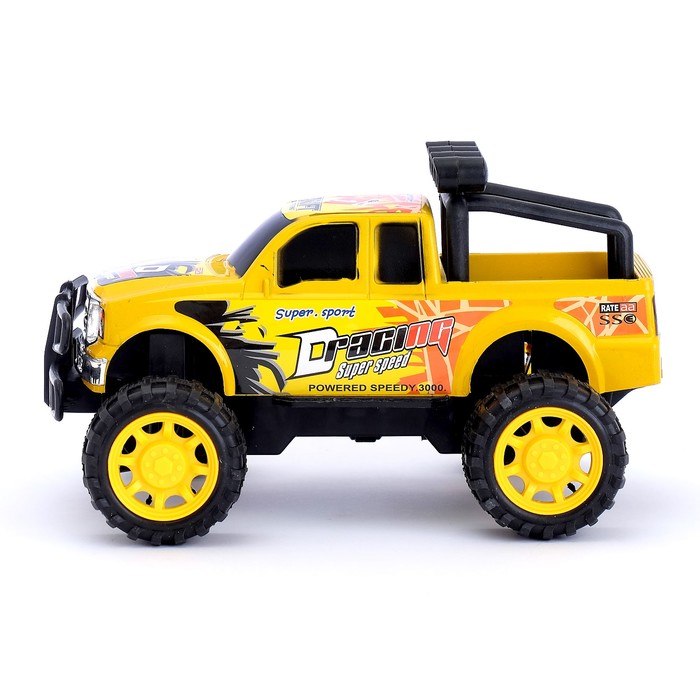 Машина инерционная "Гоночный пикап", цвета МИКС