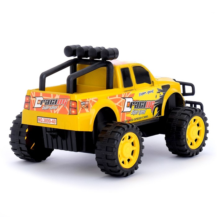 Машина инерционная "Гоночный пикап", цвета МИКС