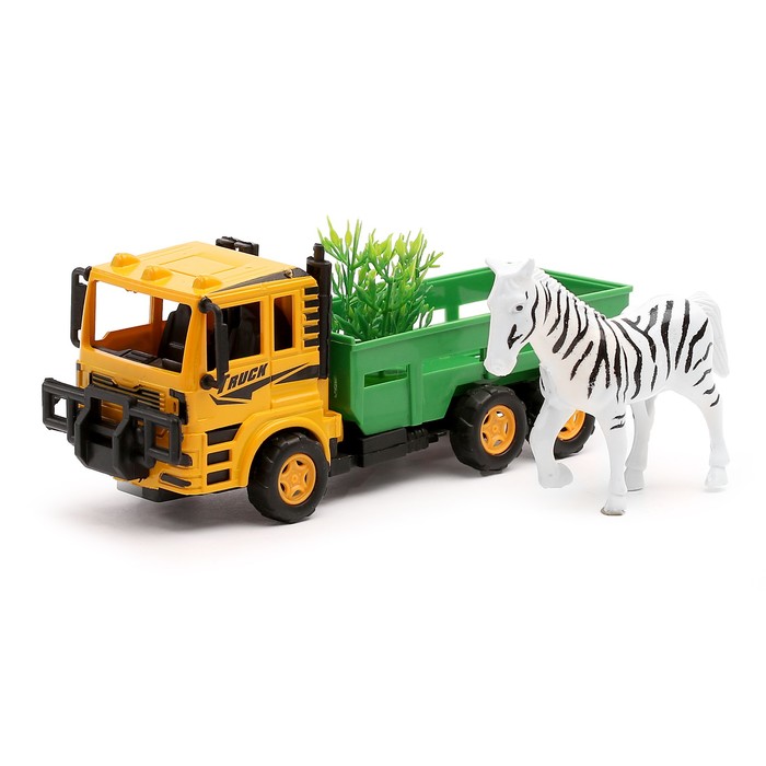 Грузовик инерционный "Фермер", цвета МИКС