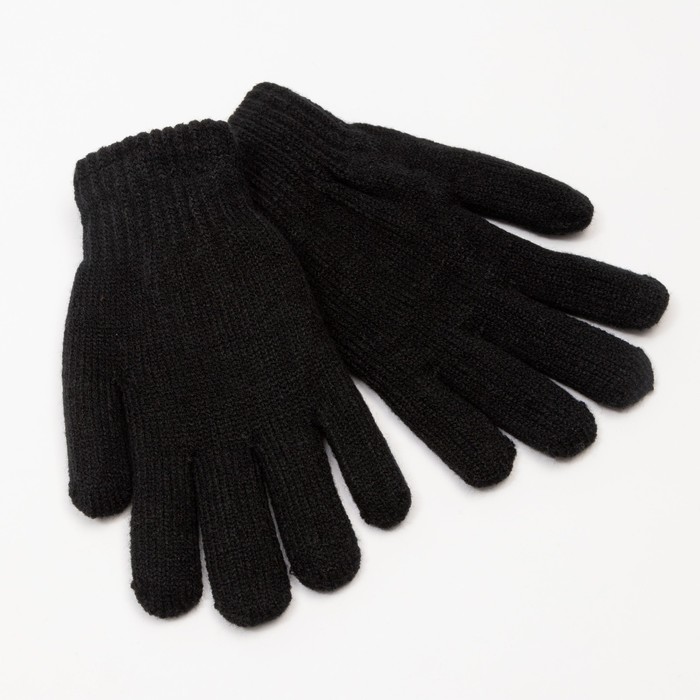 Перчатки женские термо, цвет чёрный, размер 7-8 перчатки женские размер 8 цвет чёрный