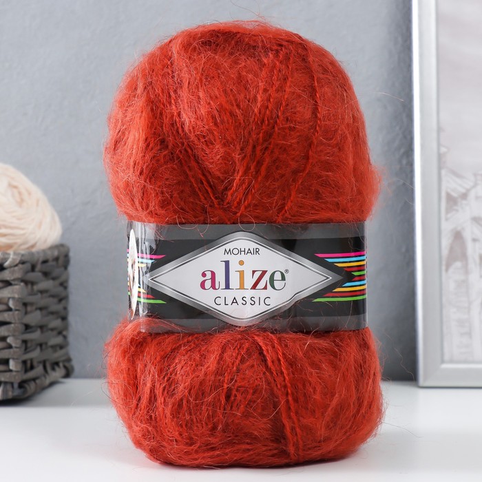 

Пряжа "Mohair classic" 25% мохер, 24% шерсть, 51% акрил 200м/100гр (36)
