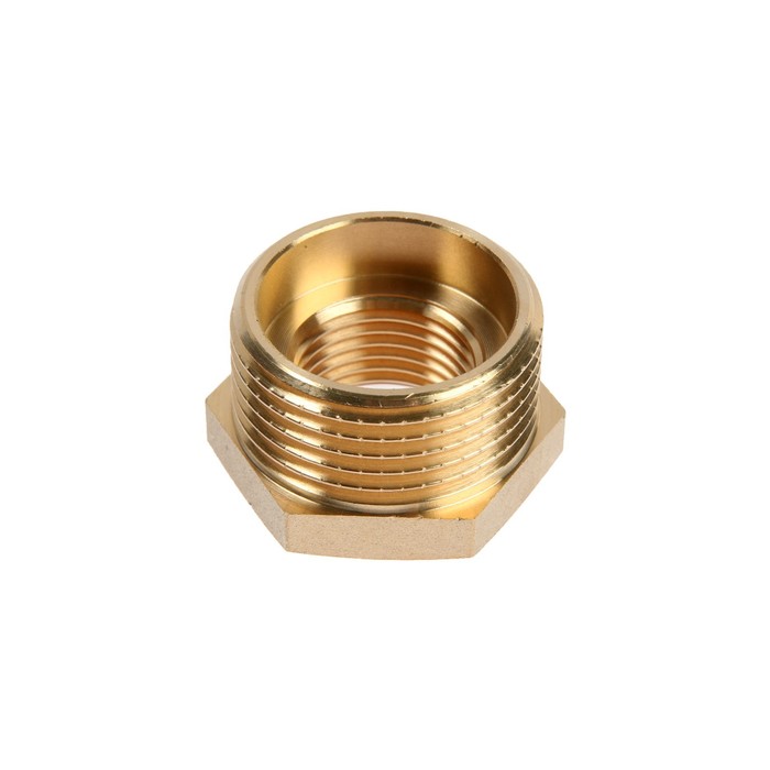 

Футорка TIM BX042, 1" х 1/2" внутренняя/наружная резьба, латунь