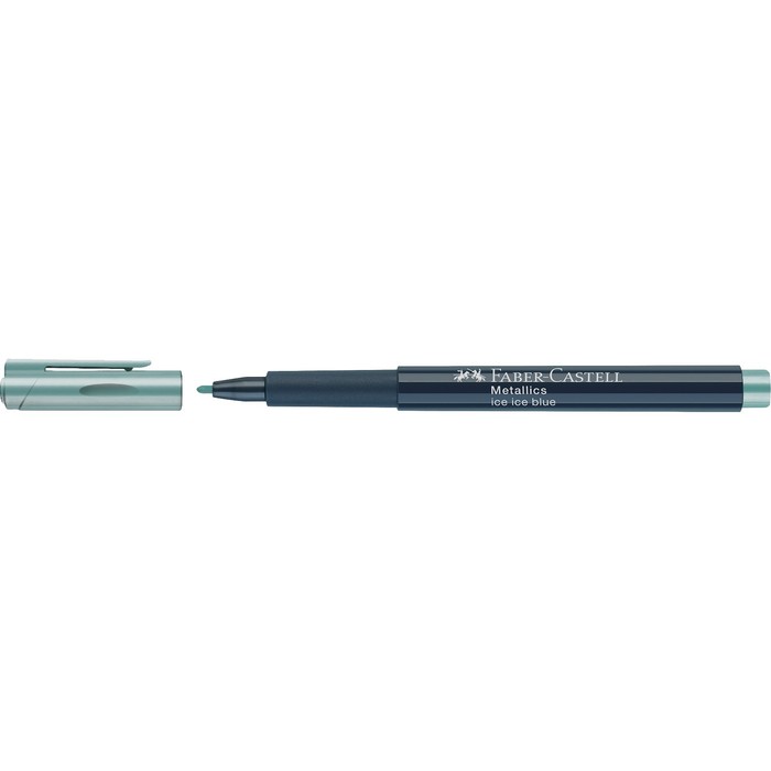 

Маркер для декорирования Faber-Castell Metallics, голубой металлик, пулевидный, 1,5 мм