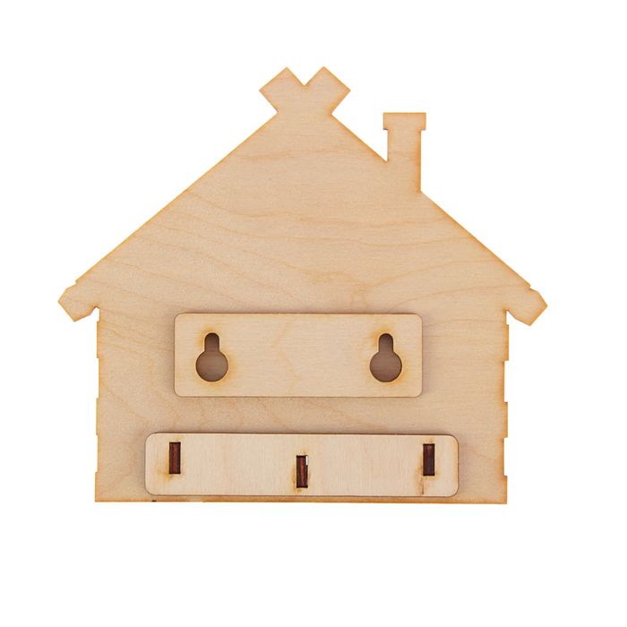 Ключница «Счастье в дом», домовёнок на печке, 15х10 см