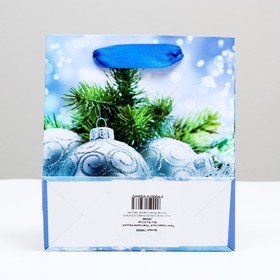 

Пакет подарочный "Новогодние игрушки", "МИКС", 16 х 18 х 6,5 см