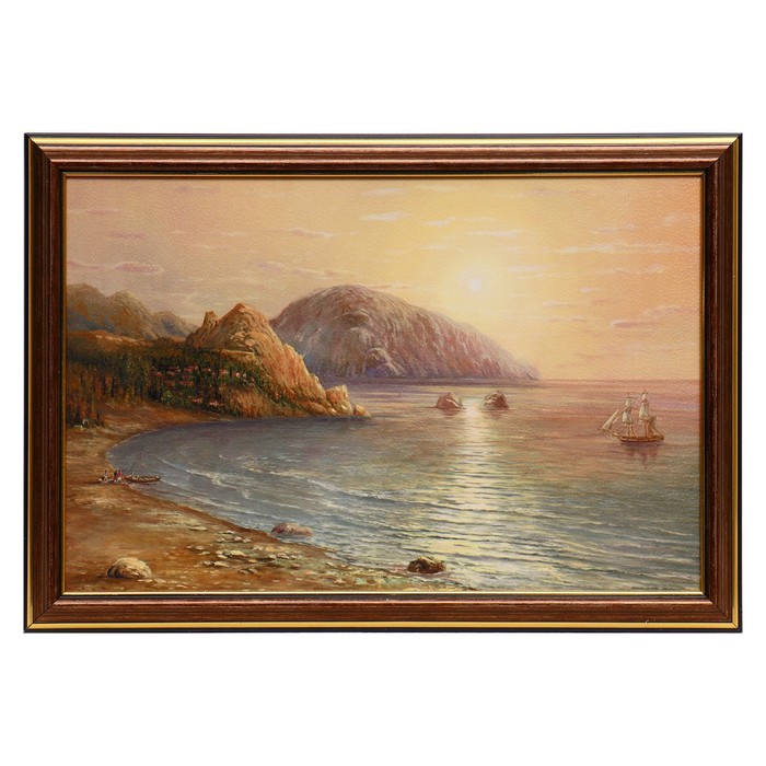 

Картина "На берегу" 20х30(23,5х33,5) см