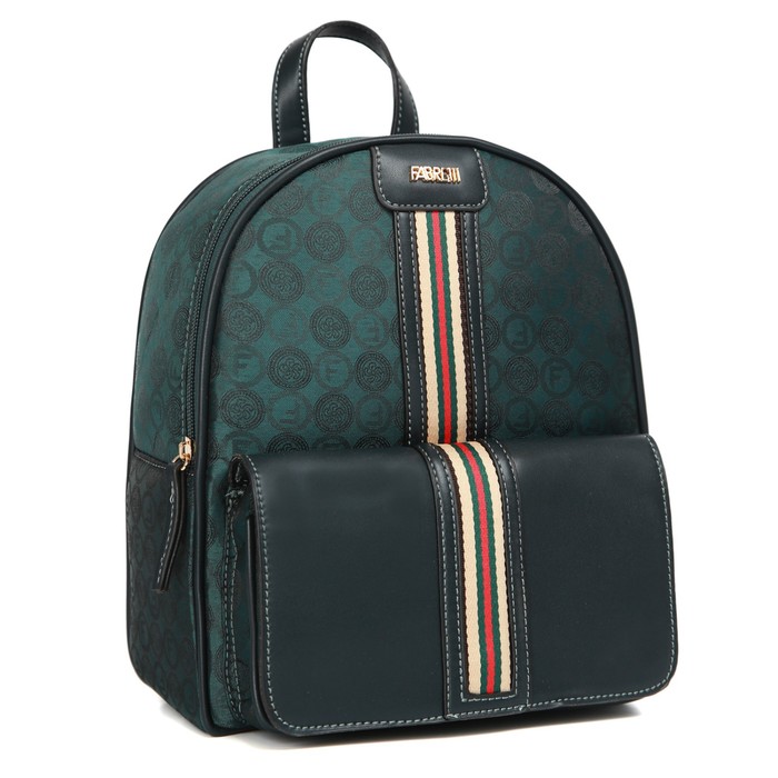 фото Frc38221b рюкзак, отдел на молнии, цвет зеленый 10х22х27см fabretti