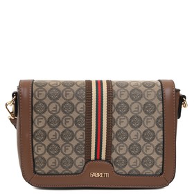 

FR42333A Сумка мессенджер, отдел на клапане, цвет Коричневвый 7,5х32,5х35см