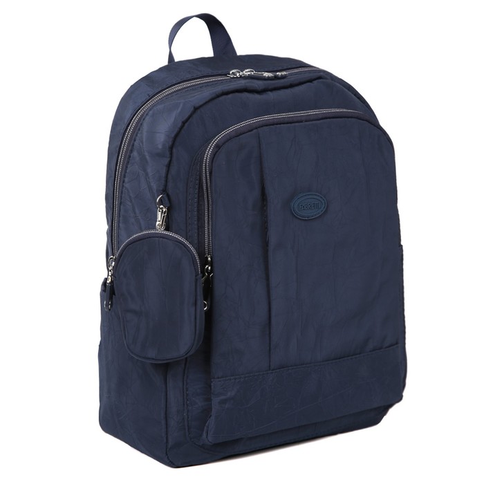 фото 3526 рюкзак, отдел на молнии, цвет синий 11х26х35см fabretti